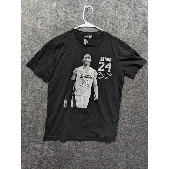 H&M Other - Kobe Bryant 24 Lakers Legend 1978 2020 T Shirt Black H M Mens M